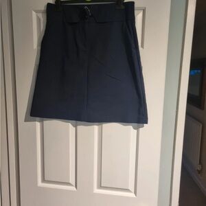 Navy m and s skirt size 12